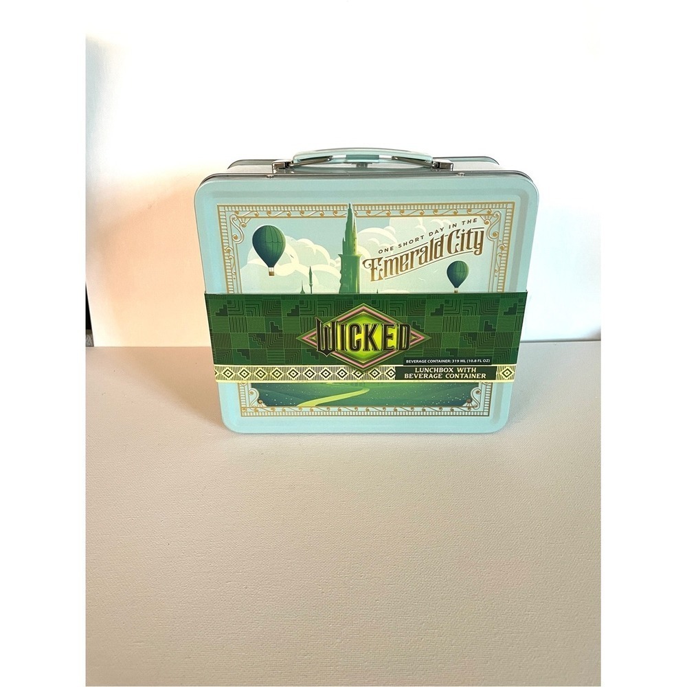 Wicked Emerald City Decorative Metal Lunchbox Collectible Vintage Style